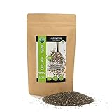 BIO Chia Samen schwarz (500g), Chiasamen Bio, schonend getrocknet, aus kontrolliert biologischem Anbau, laborgeprüft, vegan, Chia 100% naturrein ohne Zusätze