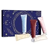 Fulenyi Handcreme Reisegröße, Weihnachts-Handcreme-Geschenkset, 5 Stück feuchtigkeitsspendende und nährende Handpflegecreme, Weihnachtsgrüße Starry Pleasure Parfüm Handcreme Set Geschenkbox, Unisex