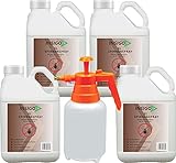 INSIGO Anti-Spinnenspray langzeitwirkung gegen Spinnen, Larven & Eier Spinnenabwehr auf Wasserbasis 4x5L + 2L Sprüher