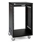 Samson SRK16 Rack 19 Zoll / 48,3 cm für 16 Einheiten, Schwarz