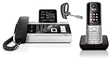 Siemens Gigaset DX600A Set mit S79H Mobilteil und Plantronics Voyager Pro+ Bluetooth Headset