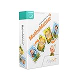 ALLEOVS® Mathemeister PLUS+ Lernspiel für Addition Plusrechnen –Blitzrechen im Kopf - Mathematik Summieren Grundschule Reaktionsspiel für Kinder ab 6 Jahren (2-4 Spieler)