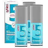 syNeo 5 Antitranspirant Pumpspray, Anti Schweiß Deo für Damen und Herren gegen starkes Schwitzen, Anti Transpirant Antiperspirant Spray, 3er Pack (3 x 30 ml)