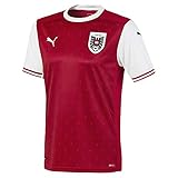 PUMA Herren ÖFB Home Shirt Replica Trikot, Chili Pepper White Red, XL