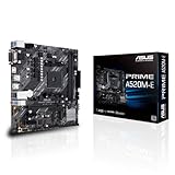 ASUS Prime A520M-E Mainboard Sockel AM4 (AMD Ryzen, micro-ATX, M.2, 1Gbit/s-Ethernet, SATA 6Gbit/s, USB 3.2 Gen 2 Typ-A)