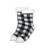 LSAltd Damen rutschfeste Sport Socken Anti Schweiß Socken Atmungsaktive Weiche Dicke Socken Damen Socken Thermosocken Handgekettelte Zehennaht Warme Kuschelsocken