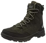 Jack Wolfskin Herren Aspen Texapore HIGH M Schneestiefel, Dark Moss/Black, 43 EU