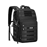 MOSISO Kamerarucksack, DSLR/SLR/Spiegellose Fotografie Taktisch Kamera Tasche Hülle Wandern im Freien mit Stativhalter&15-16 Zoll Laptopfach Kompatibel mit Canon/Nikon/Sony/DJI Mavic Drone, Schwarz