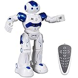 Ferngesteuerter Roboter Spielzeug für Kinder, ANTAPRCIS Intelligent Programmierbar RC Roboter mit Gestensteuerung, LED Licht und Musik, RC Spielzeug für Kinder Jungen Mädchen Geschenk