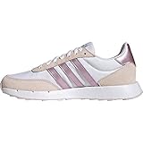 adidas Damen Run 60s 2.0 Sneaker, FTWR White/matt Purple met./Dash Grey, 40 EU