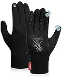 TANSTC Touchscreen Warme Handschuhe Herren Damen Winter, Winterhandschuhe Fahrrad Handschuhe Laufhandschuhe Skihandschuhe, Sport Elastisch Leicht Atmungsaktiv für Motorrad Camping Wandern Bergsteigen