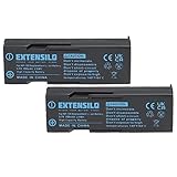 EXTENSILO 2X Akku kompatibel mit Sanyo Xacti VPC-A5 Kamera (700mAh, 3,7V, Li-Ion)