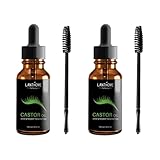 Healifty Öl Fabelhaftes Serum Gepresster Rizinusverstärker Augenbrauen für Bestes Wachstum Augenbrauen Wimpern Hexanfrei Hexan Kalt Sofort mit Wimpern Haarfrei Applikator Kit Haut Ml