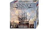 Kosmos 680428 Anno 1800, Das Brettspiel zum beliebten PC-Spiel, Aufbau-Strategie-Spiel für 2-4 Spieler, Gesellschaftsspiel ab 12 Jahre, mit Originalgrafiken, Silver