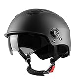 WESTT Escape Skaterhelm Fahrradhelm Inliner Helm I Sonnenvisier I Verstellbarer Kinnriemen I Herren I Damen I Junge Erwachsene I Schwarz l Größe S-M (55-58 cm)