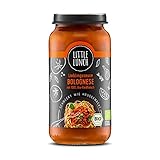 Little Lunch Lieblingssauce | Bio Bolognese | 250g | Pastasauce | Bio-Rindfleisch | 100% Bio-Qualität | Ohne zugesetzten Zucker | Glutenfrei | Laktosefrei | Keine künstlichen Zusätze