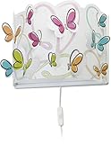 Dalber kinder Wandlampe, Kinderlampe Wandleuchte Schmetterlinge Butterfly