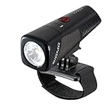 SIGMA SPORT - BUSTER 800 HL | LED Helmlicht 800 Lumen | akkubetriebenes Licht für Fahrradhelm mit fünf Modi-Profilen | Sichere Befestigung am Fahrrad Helm | Farbe: Schwarz