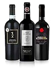 Probierpaket Weingenuss Primitivo di Manduria DOC | Weinpaket mit italienischem Rotwein (3 x 0,75 l ) | Perfektes Primitivo Tastingset