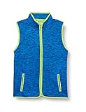 Playshoes Unisex Kinder Strickfleece-weste 420102, 7 - Blau, 140