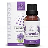 ASAKUKI YAHIME Lavendelöl 30ml 100% Naturrein, Ätherisches Lavendel Öl für Diffuser Therapeutischer Qualität, Lavendel Duftöl für SPA, Massage, Zuhause Handgemacht, Ätherische Öle Lavendel