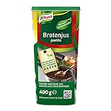 Knorr Bratenjus pastös (vielseitig anwendbar als klarer Bratensaft, Bratensoße und braune Soße) 1er pack (1 x 0,4 kg)