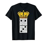 Domino Queen Domino-Spieler Legespiel T-Shirt