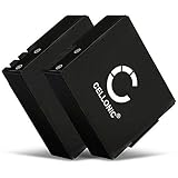 CELLONIC 2X Kamera Ersatzakku für DB Power N5 4K Action Camera, Ersatz Akku 900mAh Kameraakku Zusatzakku Battery