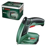 Bosch Akku Tacker PTK 3,6 LI (Integrierter Akku, 3,6 Volt, 30 Schläge/min, in Metalldose)