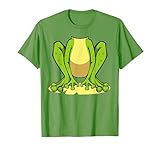 Grüner Frosch Kröte Halloween Fasching Karneval Kostüm T-Shirt