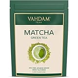 VAHDAM, Matcha Tee Pulver (100gr 50 Tassen), 100% Zertifiziertes reines und ungemischtes japanisches Matcha Grüner Tee, Klassischer Kulinarischer Matcha-Tee