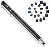 B&D Universaler Stylus-Eingabestift 2-in-1, für Touchscreens, Stift für Apple iPad, iPhone, iPod, Tablet, Galaxy, LG und HTC