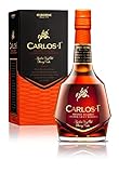 Carlos I 40% vol. – Hochwertiger Brandy Solera Gran Reserva mit Geschenkpackung aus dem Hause Osborne (1 x 0,7l)