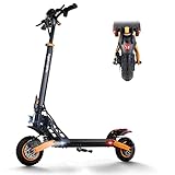 E Scooter Erwachsene E Roller, Elektroroller 48V 15Ah, Elektroscooter Lebensdauer der Batterie 55KM Elektro Roller, 9 Zoll Luftreifen Elektro e-Scooter, Offroad Elektro Scooter, G2 PRO