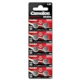 Camelion 12051010 - Alkaline Knopfzellen-Batterie ohne Quecksilber AG10/LR54/LR1130/389 mit 1,5 Volt, 10er Set, Kapazität 78 mAh