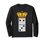 Domino Queen Domino-Spieler Legespiel Langarmshirt