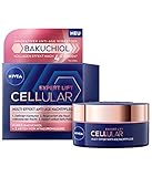 NIVEA Cellular Expert Lift Multi-Effekt Anti-Age Nachtpflege, feuchtigkeitsspendende Nachtcreme für eine jünger aussehende Haut, Anti-Age Gesichtscreme mit Hyaluronsäure