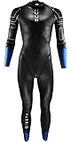 Huub Herren Alpha-Beta Open Water Schwimmanzug - Schwarz Blau Mens Wetsuit Size - SS