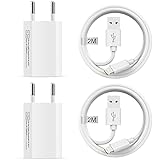 iPhone Ladekabel mit Netzteil 2M [Apple Mfi Zertifiziert], iPhone Ladegerät und Lightning Kabel 4Pack,iPhone Charger Adapter USB Ladegerät Ladestecker für iPhone 14/13/12/11 Pro Max/XS/XR/SE/X/8/7/6/5