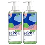 Amazon Marke - Sekoa Desinfektionsgel für Hände (Aloe Vera, 500ml x2)