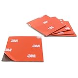 3M 4229P doppelseitiges Klebeband Montage Klebestreifen Klebepads 50x50mm 5 Stück