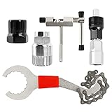 AoToZan 5 in 1 Fahrrad Kettennieter Reparatur Werkzeug Set Kettenachse Extractor Removal Reparatur Werkzeug für 8/9/10-fach Ketten