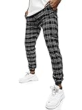 OZONEE Herren Chino Hose Jogger Chinos Stoffhose Chinohose Anzughose Anzug Herrenhose Röhrenhose Pants Elegant Business Slim Fit Regular Klassisch Classic Basic DJ/2455Z/21 DUNKELANTHRAZIT W36