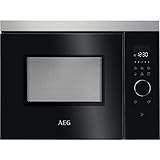 AEG MBB1755DEM 50cm Einbau-Mikrowelle / Touch-Bedienung / Grillfunktion / Display mit Uhr