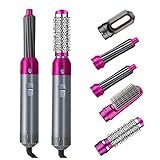 ZYXM 5 In 1 Multifunktionale Haartrockner Set Heißluftbürste Styler Curler Negativ Ionic Curler Richtkamm Für Salon Hairstyling Curling Und Glätten