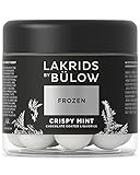 LAKRIDS BY BÜLOW - FROZEN - Crispy Mint - 125g - Dänische Gourmet Lakritz-Kugeln - Süßer Lakritzkern umhüllt von Milchschokolade & Minze - Süßigkeiten Geschenk für Lakritze Liebhaber