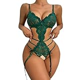 Erotische Dessous Damen Erotik-BH aus Spitze, bequem, mit weichen Trägern, BH, Nachtwäsche, Spitzenunterwäsche, Spitzenslips, Babydoll-Bodysuits