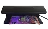 professioneller Geldscheinprüfer Geldscheintester Banknotentester Banknotenprüfer mit starker 9 Watt UV Lampe