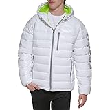 Guess Herren 111an210-weiß-XL Jacke, Weiß, XL