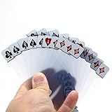 Generic Prämie Transparenter Plastik-Poker tragbar 1 Stück Reisezubehör WAKUALIERTES Bild Games Spielkarten CRY Crystal Poker Für Kartensammler